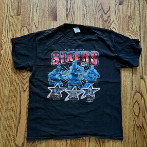 Vintage NBA Finals 2001 T-Shirt Philadelphia 76ers McKie Mutombo Iverson Size L